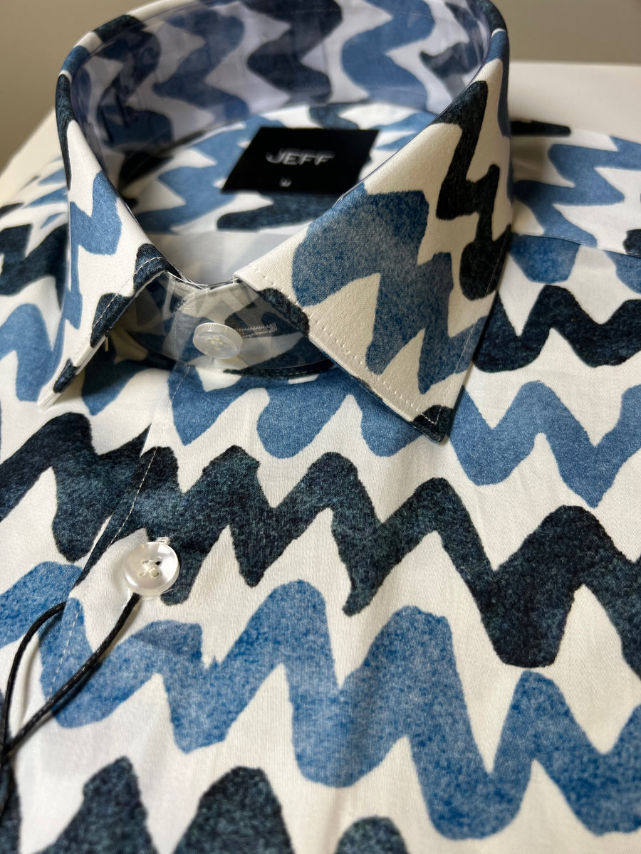 Short sleeve wave shirt